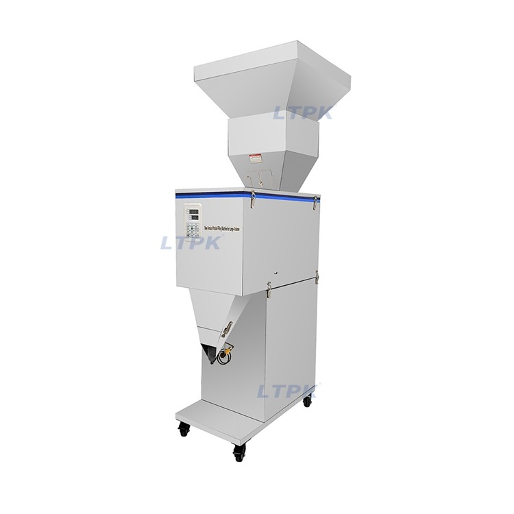 LT-W5000F Multifunctional 5000g Bottle Food Nuts Granule Candy Semi Auto Powder Weighing Filling Machine