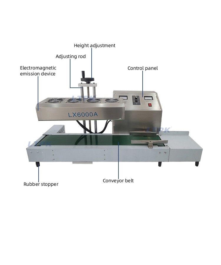 LT-LX-6000A Automatic Plastic Bottle Electromagnetic Induction Aluminum Foil Sealing Machine