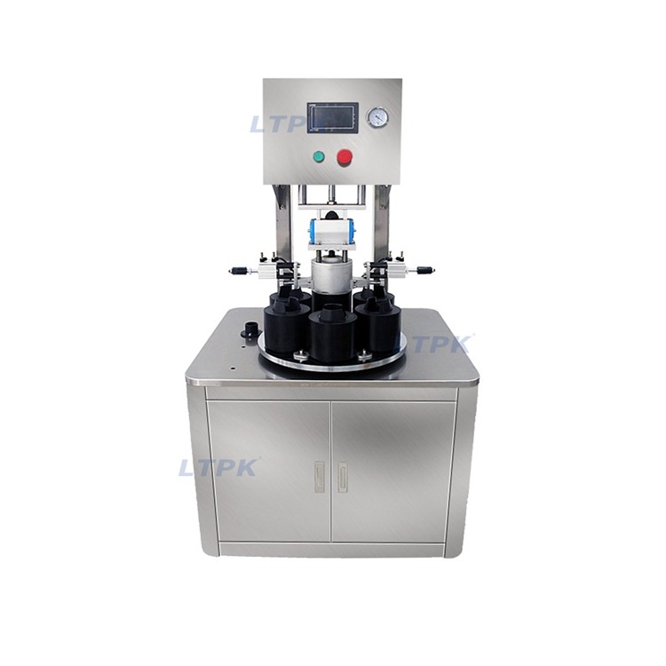 LT-20 Semi Automatic Glass Bottle Jar Vacuum Capping Machine Manufacturer