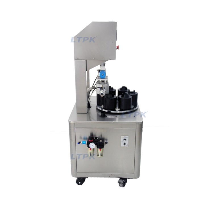 LT-20 Semi Automatic Glass Bottle Jar Vacuum Capping Machine Manufacturer