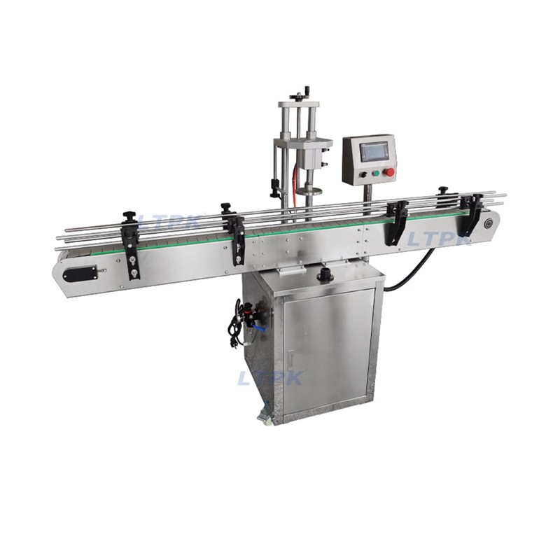 LT-CP440 Automatic Bottle Cap Lid Cover Closing Pressing Machine