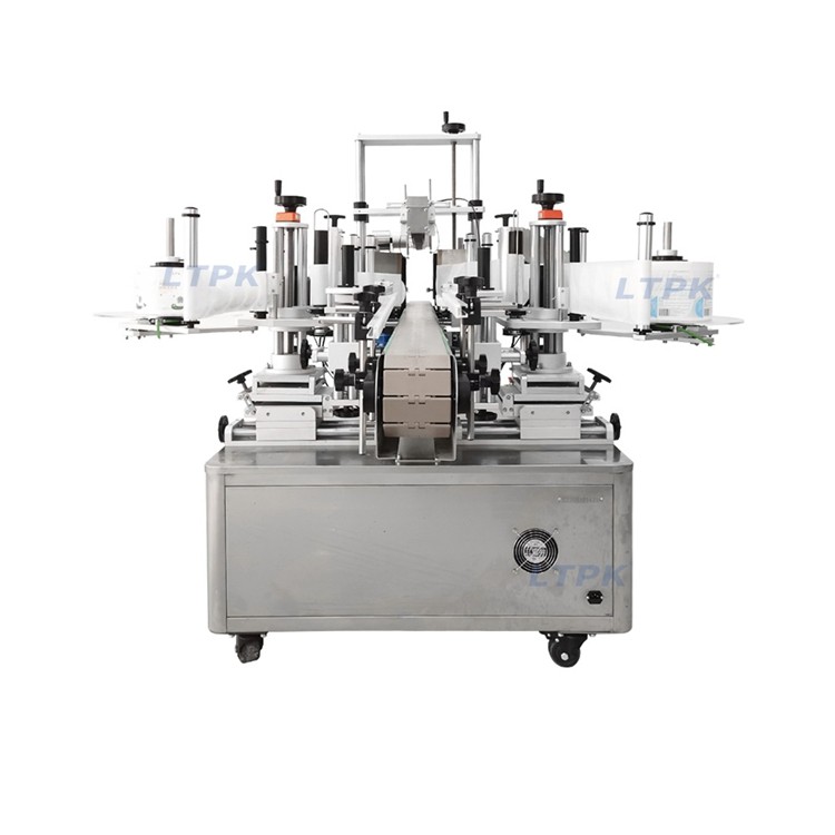 LT-600 Fully Automatic Two Sides Flat Round Bottle Labeling Machine for Cosmetics Food Industry