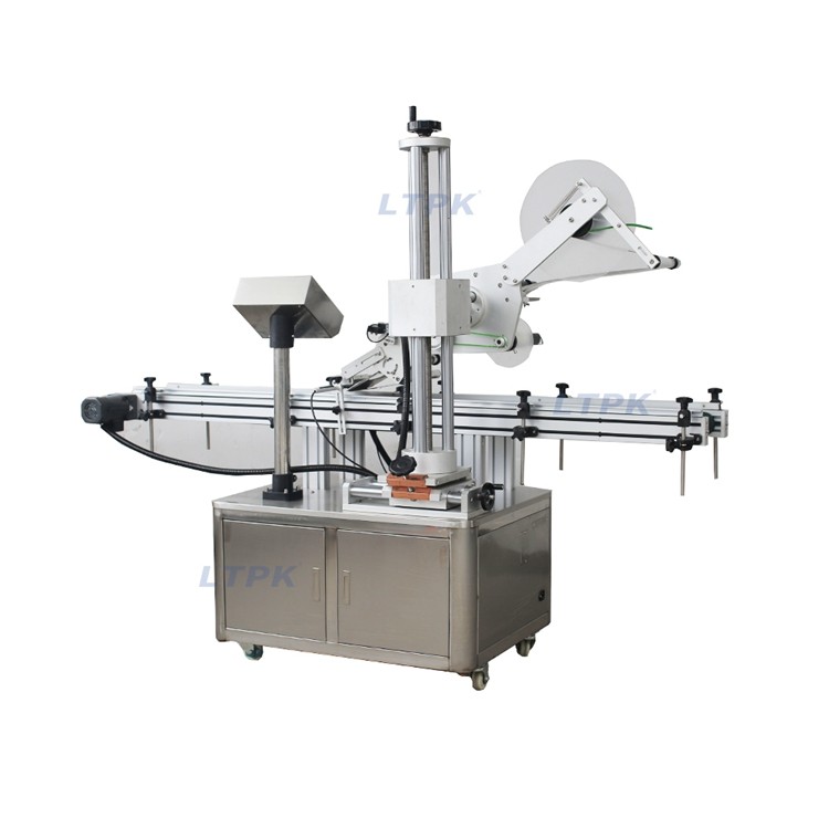 LT-300 Factory Supply Automatic Small Cosmetics Jar Pouch Flat Applicator Labeling Machines