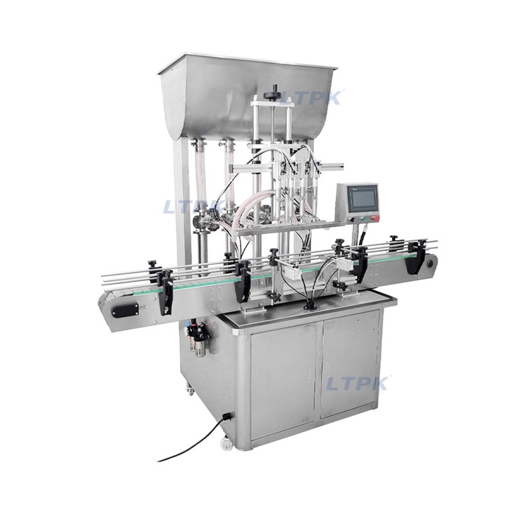 LT-QZDG4 Fully Automatic Four Nozzles Paste Honey Bottle Filling Machine for Paste and Cream