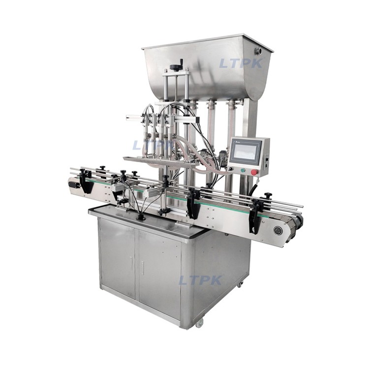 LT-QZDG4 Fully Automatic Four Nozzles Paste Honey Bottle Filling Machine for Paste and Cream