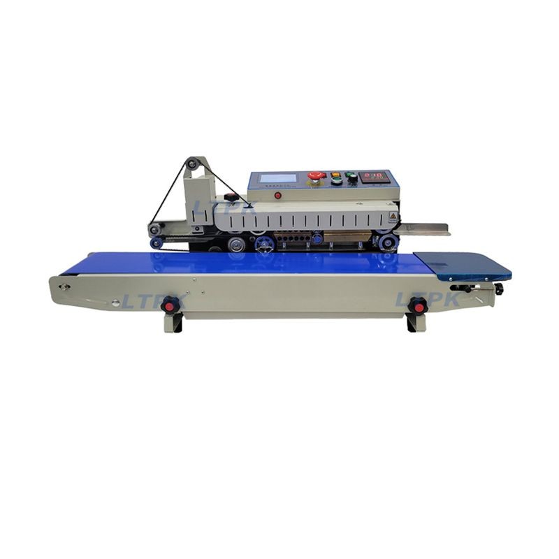 LT-PM1800 Industrial Continuous Plastic Food Bag Band Sealer Machine with Inkjet Printer