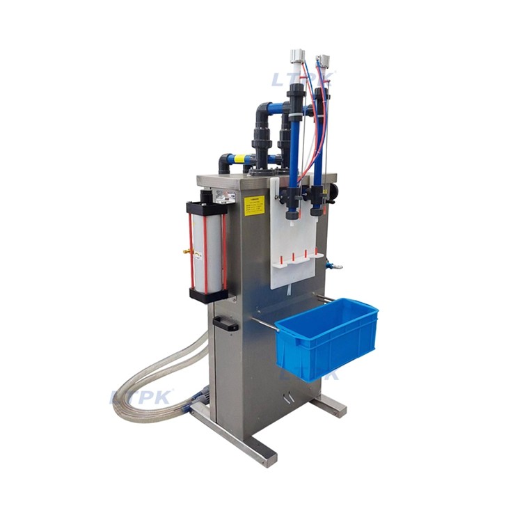 LT-NFSY2 Vertical Two Nozzles Corrosion Resistance Material Liquid Bottle Filling Machines