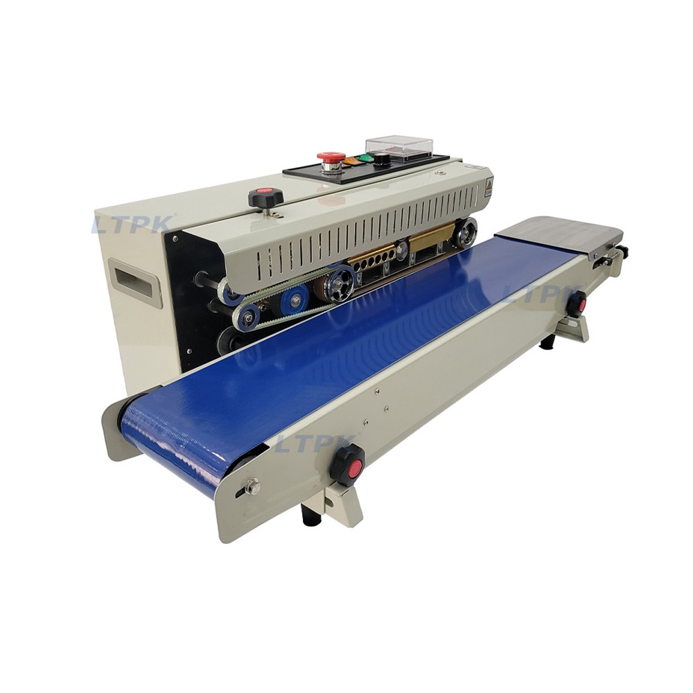 LT-FR770 Semi-auto Horizontal Continuous Band Sealer Plastic Bag Heat Sealing Machine