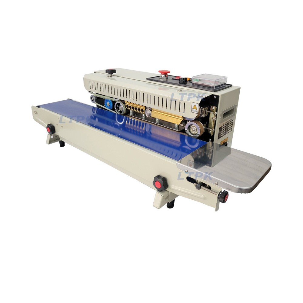 LT-FR770 Semi-auto Horizontal Continuous Band Sealer Plastic Bag Heat Sealing Machine