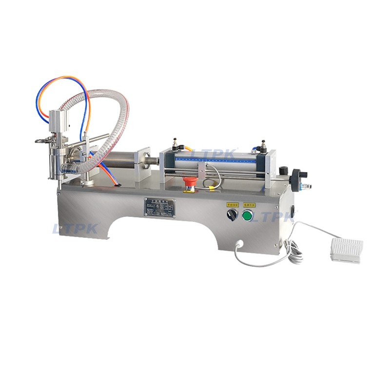 LT-G1WY Factory Price Single Nozzle 100-1000ML Water Juice Beverage Plastic Bottle Oil Liquid Filling Machine