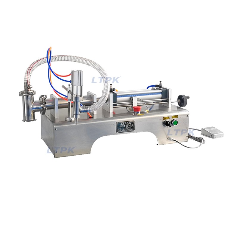 LT-G1WY Factory Price Single Nozzle 100-1000ML Water Juice Beverage Plastic Bottle Oil Liquid Filling Machine