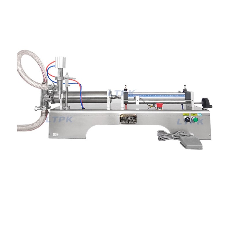 LT-G1WY Factory Price Single Nozzle 100-1000ML Water Juice Beverage Plastic Bottle Oil Liquid Filling Machine