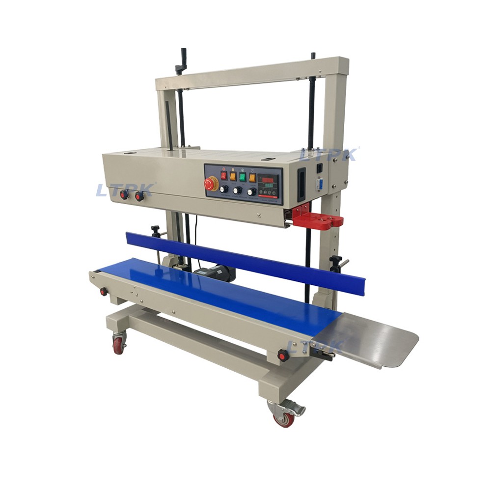 LT-FR1200V Vertical Automatic Continuous Inkjet Printing Plastic Bag Sealing Machines