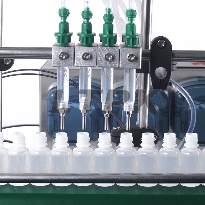 LT-F700CW Factory Price Four Nozzles Peristaltic Pump Essential Oil Bottle Liquid Filling Machines