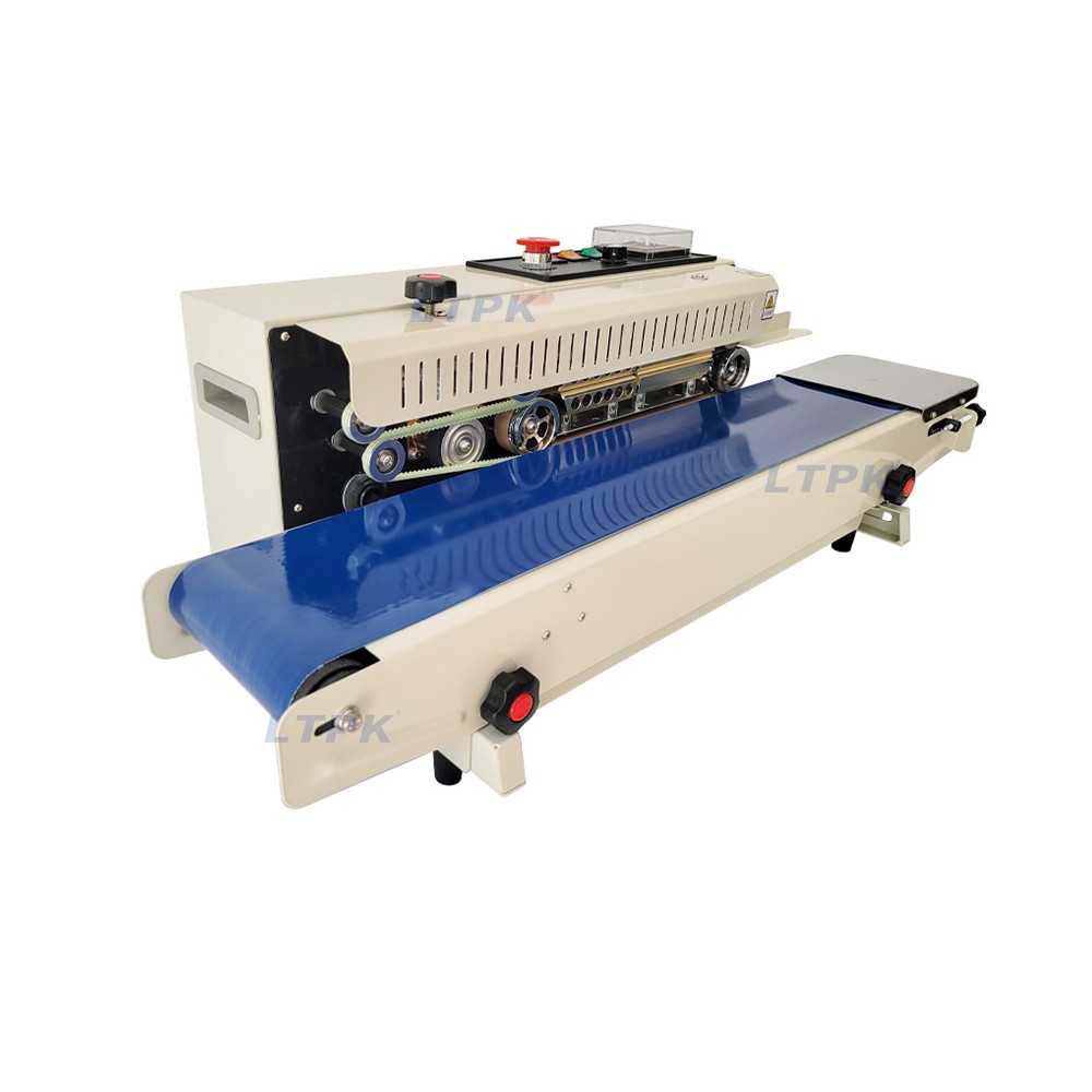 LT-FR900 Horizontal Continuous Band Sealer Bag Pouch Sealing Machine for Plastic Bags