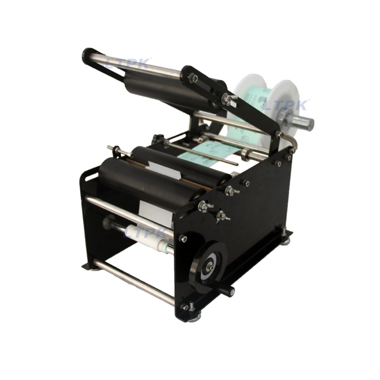 LT-L100N New Design Simple Manual Hand Labeling Machine for Round Bottles With Handle