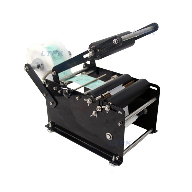 LT-L100N New Design Simple Manual Hand Labeling Machine for Round Bottles With Handle