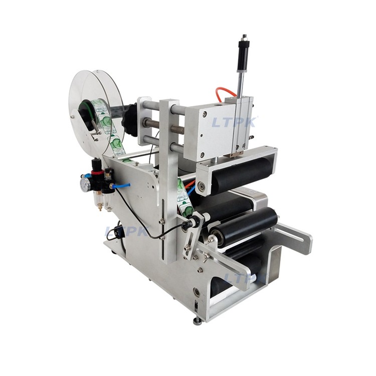 LT-80 New Model Pneumatic Small Automatic Wine Bottle Round Bottle Labeler Labeling Machines for Jars