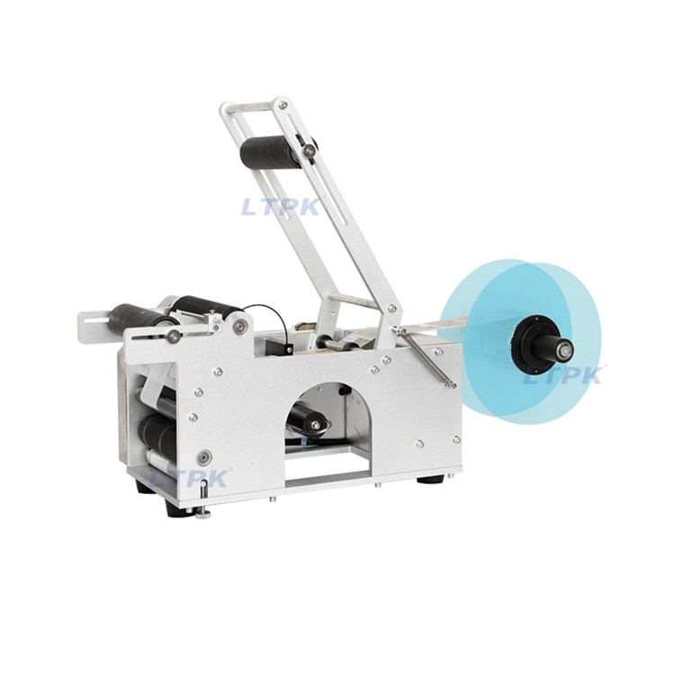 LT-50 Semi Automatic Glass Plastic Round Bottle Applicator Sticker Labeling Machine for Sale